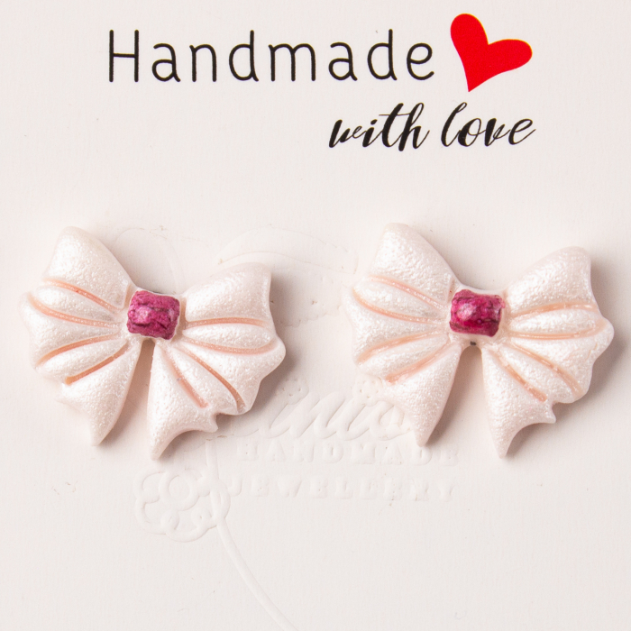 Cercei Fundita Dubla Albi [2]