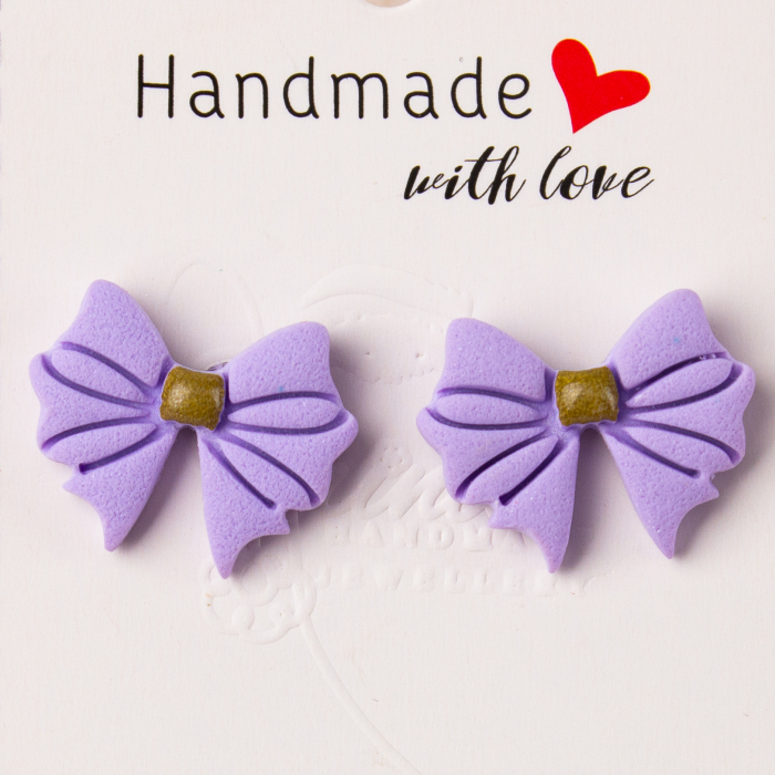 Cercei Mov cu Fundita Dubla Fermecatoare [2]