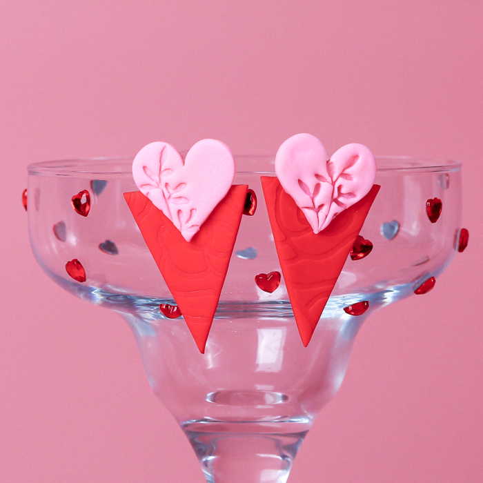 Cercei Love's Ice Cream roșii statement [2]