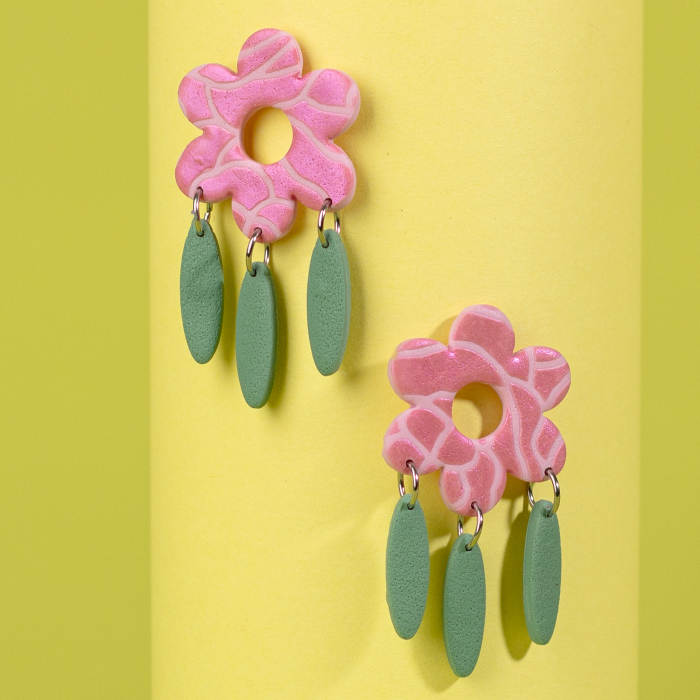 Cercei Magic Flower multicolori cu design floral [2]