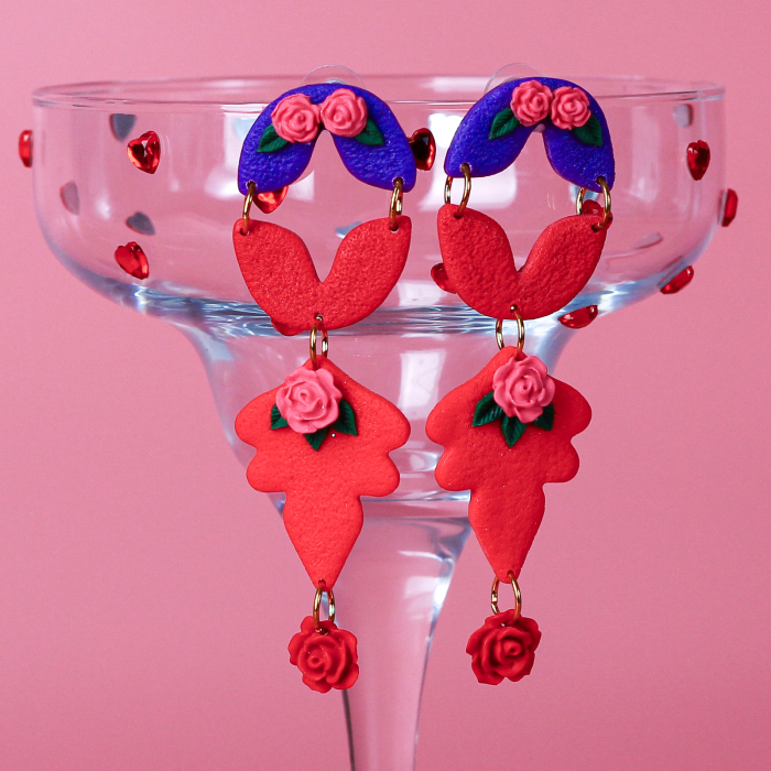 Cercei - Magic Rose - Rosu [2]