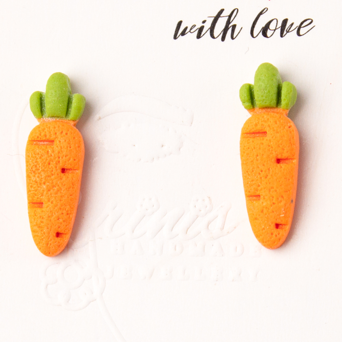 Cercei Mini Morcov portocalii tematici [2]