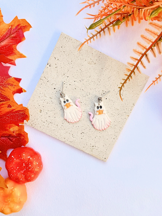 Cercei Mini Cat Boo design pisicuță [3]