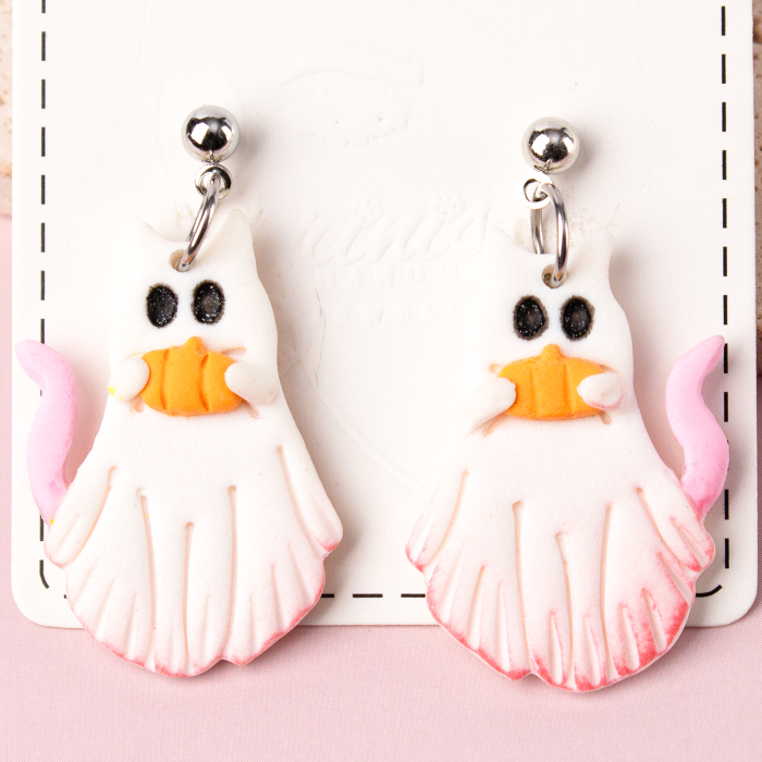 Cercei Mini Cat Boo design pisicuță [2]