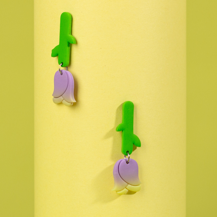 Cercei Mystic Tulip degrade flori [2]