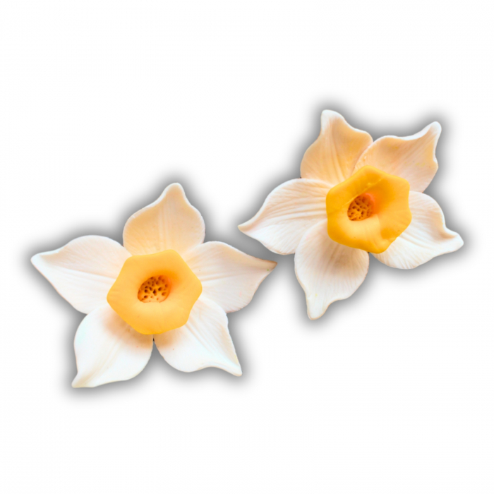 Cercei cu design floral Narcisa [6]