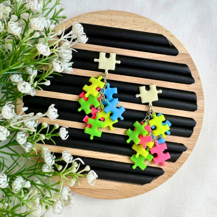 Cercei - Neon Puzzle - Multicolor