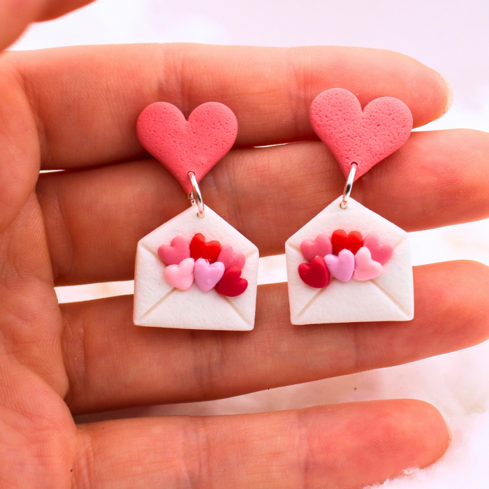 Cercei Plic Roz stil romantic [5]