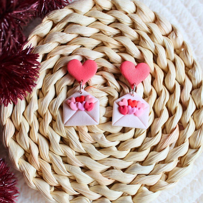 Cercei Plic Roz stil romantic [2]