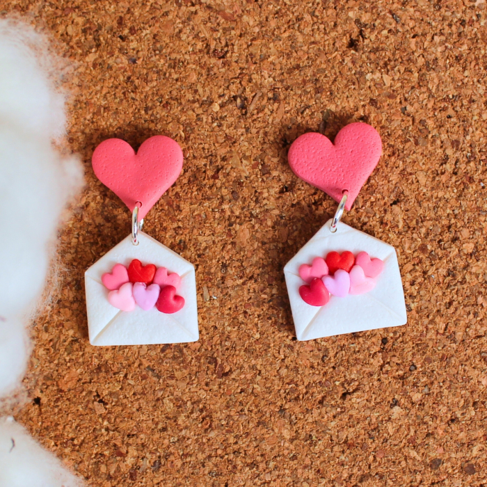 Cercei Plic Roz stil romantic [3]