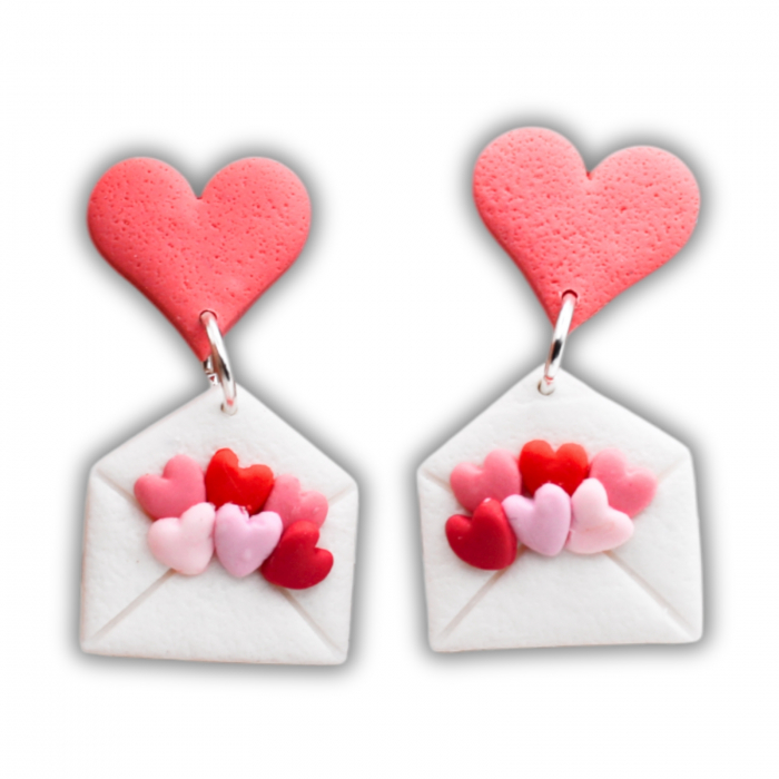 Cercei Plic Roz stil romantic [6]