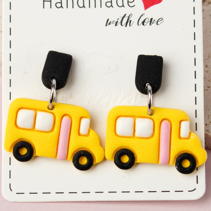 Cercei autobuz galben jucăuș [2]