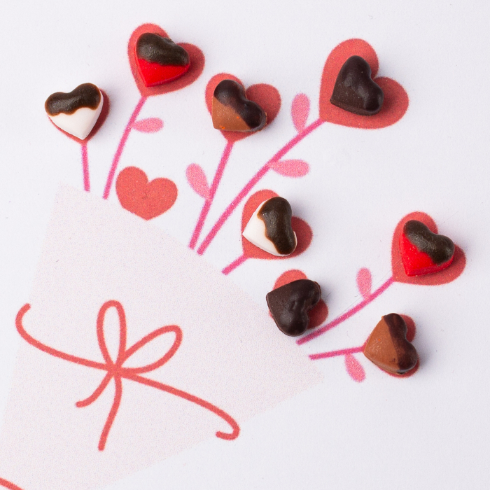 Cercei Inimă Glazurată multicolori [2]