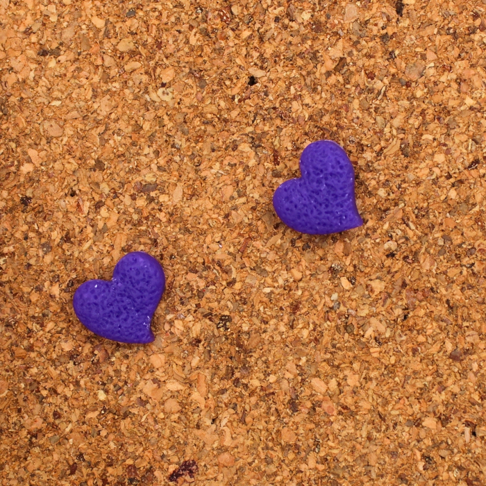 Cercei inimi vesele multicolore pin plastic [4]