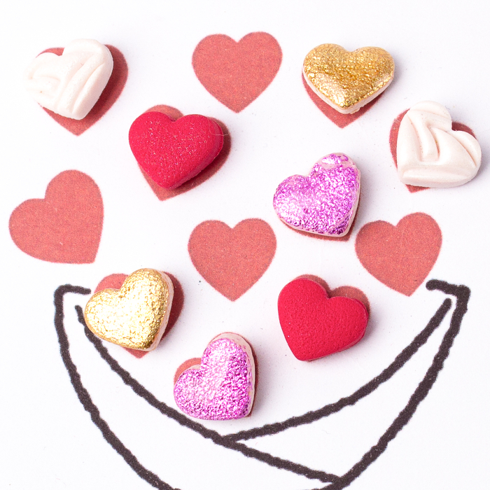 Cercei Inimi Multicolore, design vesel [2]