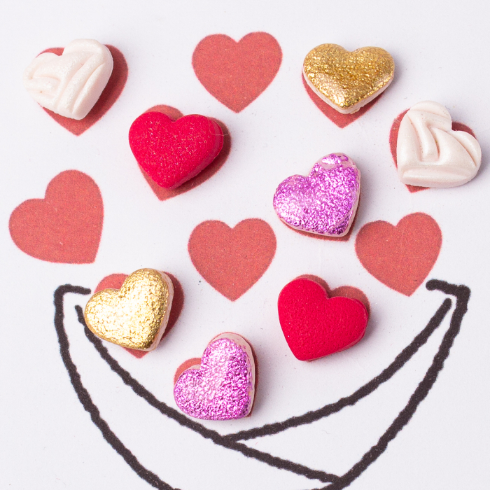 Cercei Inimi Multicolore, design vesel [2]