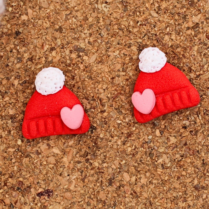 Cercei Set Love Hat cu inimi colorate [3]