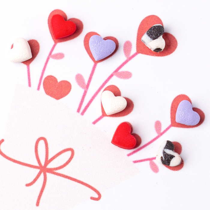 Cercei Mini Inimi Multicolor [2]