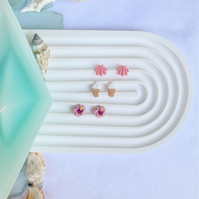 Set cercei multicolori tropicali [3]