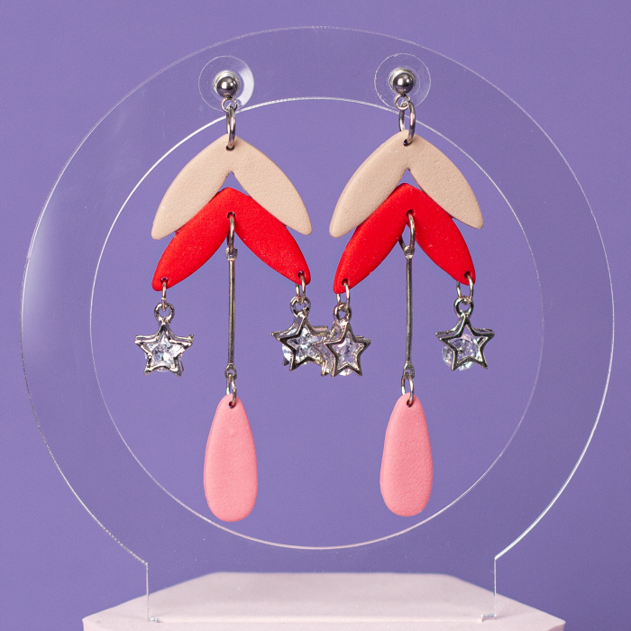 Cercei Shooting Stars argintii, model original [2]