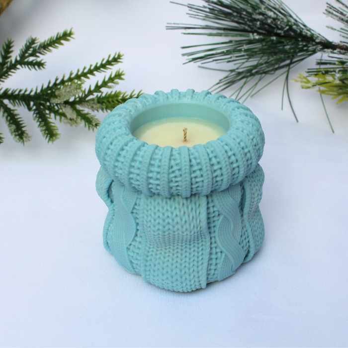 Lumanare Baby Blue cu aroma de vin fiert [3]