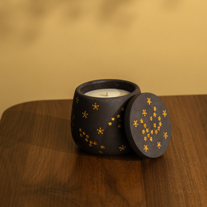 Lumanare decorativa in recipient handmade [5]