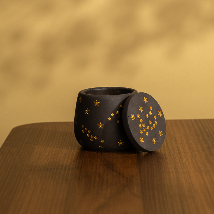 Lumanare decorativa in recipient handmade [4]