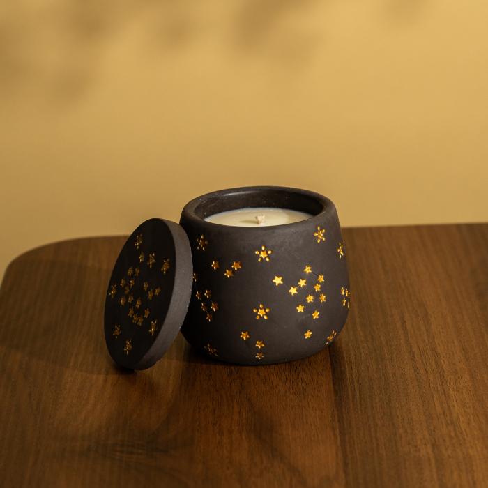 Lumanare decorativa in recipient handmade [6]
