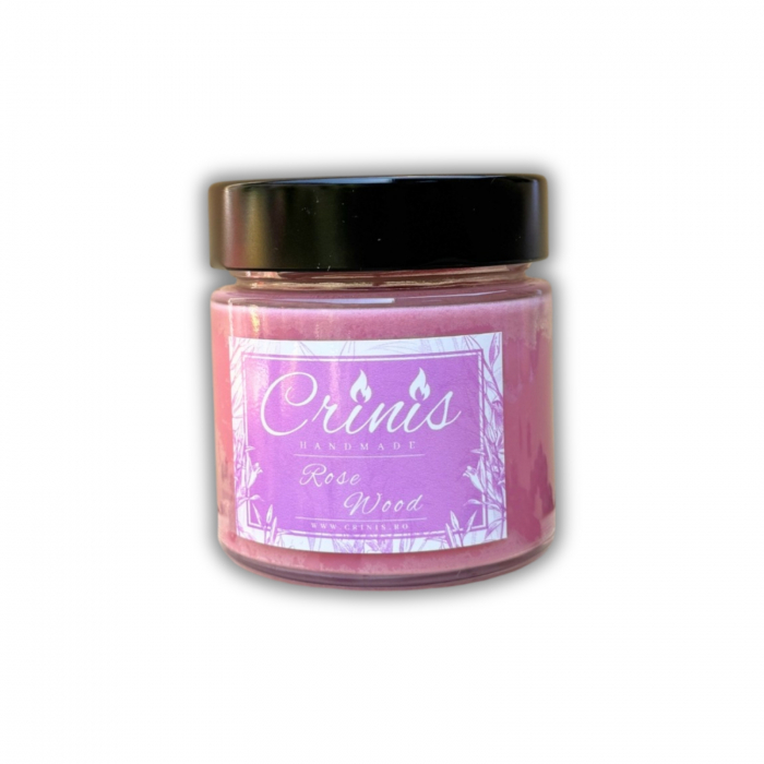 Lumanare parfumata Rose Wood in recipient de sticla [10]