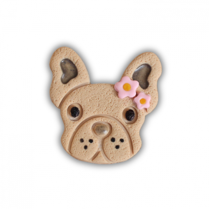 Broșă Puppy Girl crem cu design jucăuș [6]