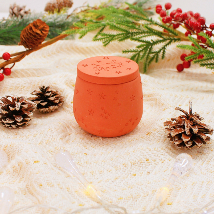Set de wax melts Orange Slice cu recipient cement [2]