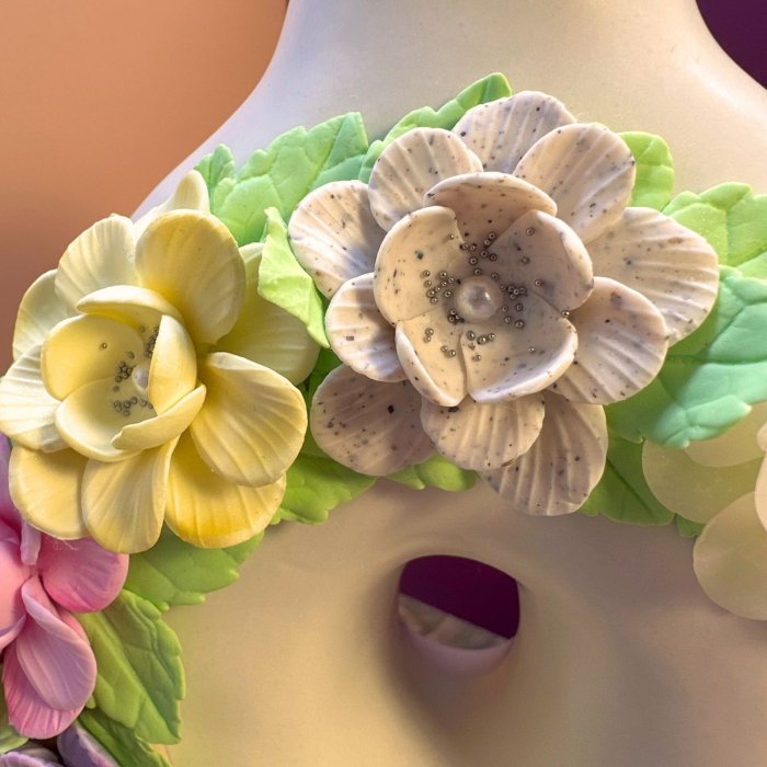 Vaza - Semiluna cu Flori Colorate [6]