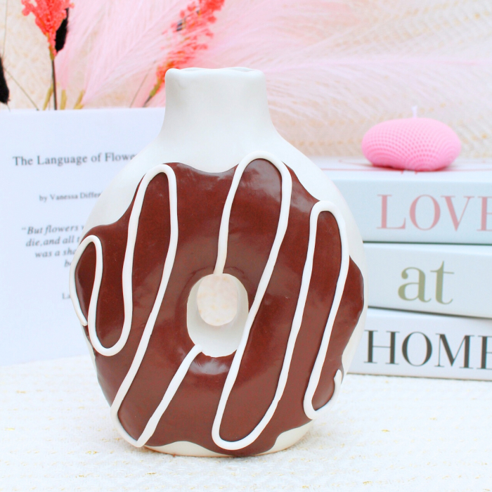 Vaza Sugar Doughnut cu decor vesel [2]