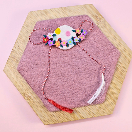 BROSE - Brosa Floral Venus multicoloră cu detalii fine