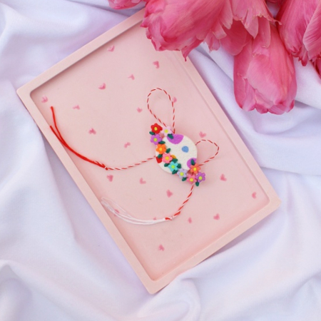 Brosa Floral Venus multicoloră cu detalii fine [2]