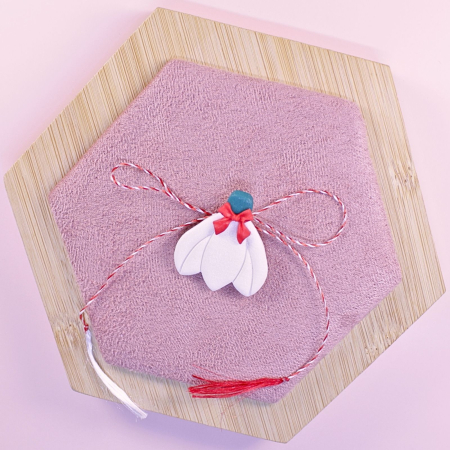 COLECTIE - Brosa - Ghiocel cu fundita