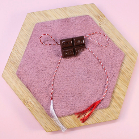 COLECTIE - Broșă ciocolată maro