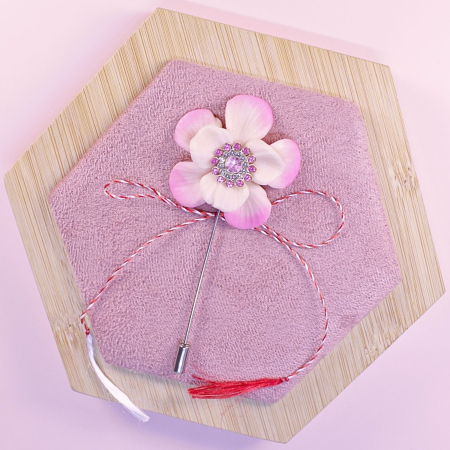 Gift for Her - Brosa - Pin Floare de Catifea