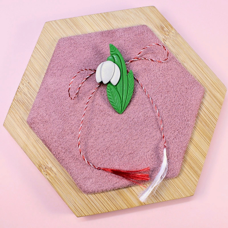 COLECTIE - Brosa cu ghiocel semnificativ