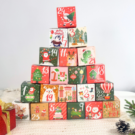 CALENDAR ADVENT - Calendar Advent Mixt cu cercei diversificați