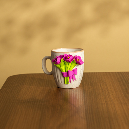 CANI - Cana - Buchet cu Floricele Roz