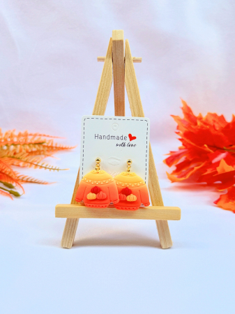 Autumn - Cercei Autumn Sweater multicolori cu design tomnatic