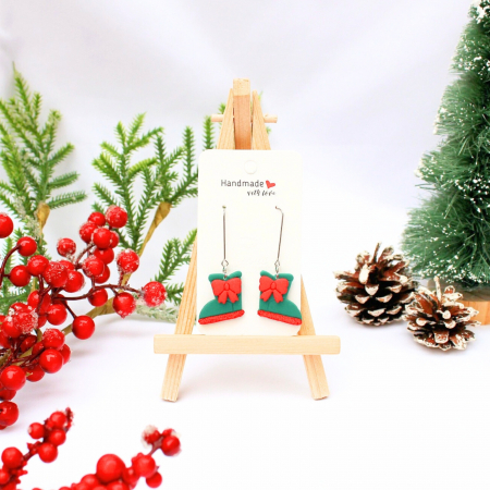 Christmas - Cercei Bocancii Spiridusilor verzi