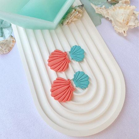 Cercei lungi Color Shells multicolor, rafinați și vibranți [2]