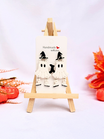Forever Pets - Cercei Cowboy Cat Boo pentru Halloween