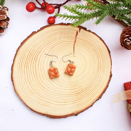 Cercei Cozonac cu detalii festive [1]