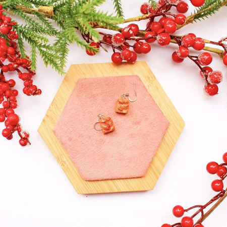 Cercei Cozonac cu detalii festive [2]