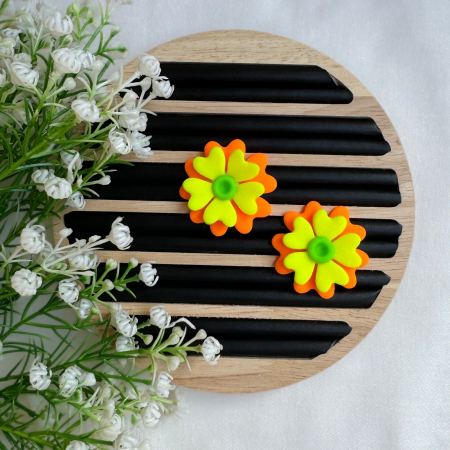 Neon Collection - Cercei multicolor cu efect fosforescent