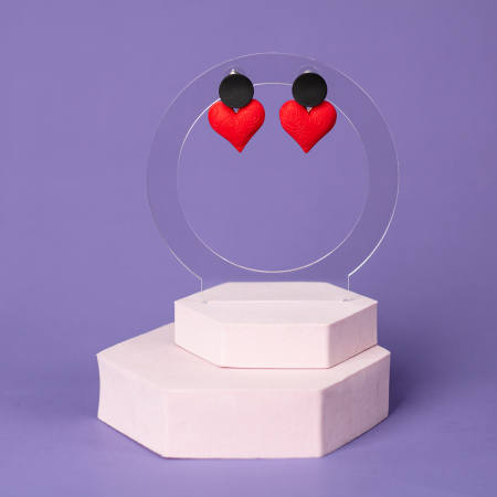 Passion for Red - Cercei Essence of Amour rosii statement