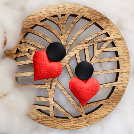 Passion for Red - Cercei Essence of Amour rosii statement